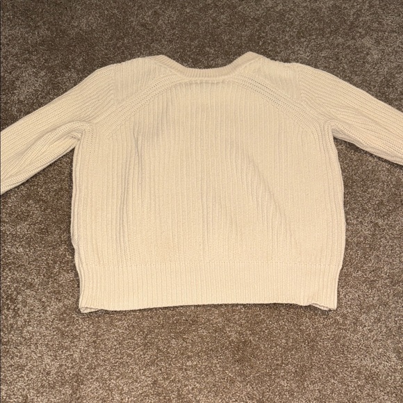 J. Crew Cream Button-Accent Sweater - size XXS. E - Picture 4 of 6